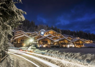 Ankunft in der Promi Alm Flachau